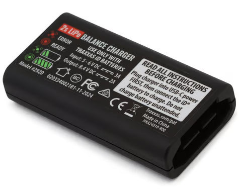 Traxxas USB-C 2S Lipo Charger w/iD® Connector
